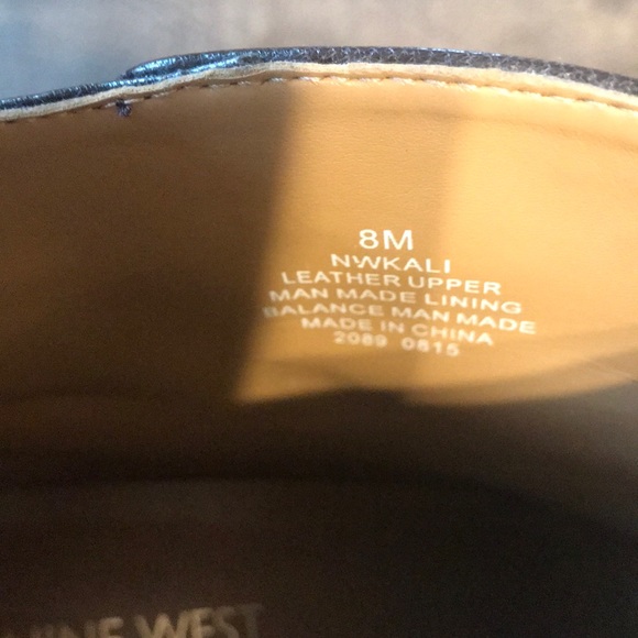 Worn once! Nine West Brown Platform Booties, 8M - Picture 4 of 8